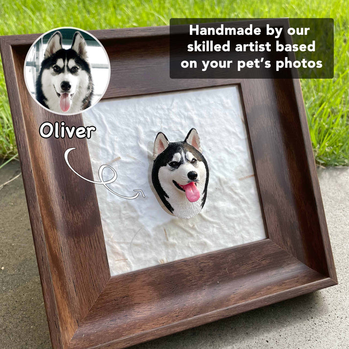 Personalized Pet Avatar Figurine Keychain Memorial Gift for Pet Lovers