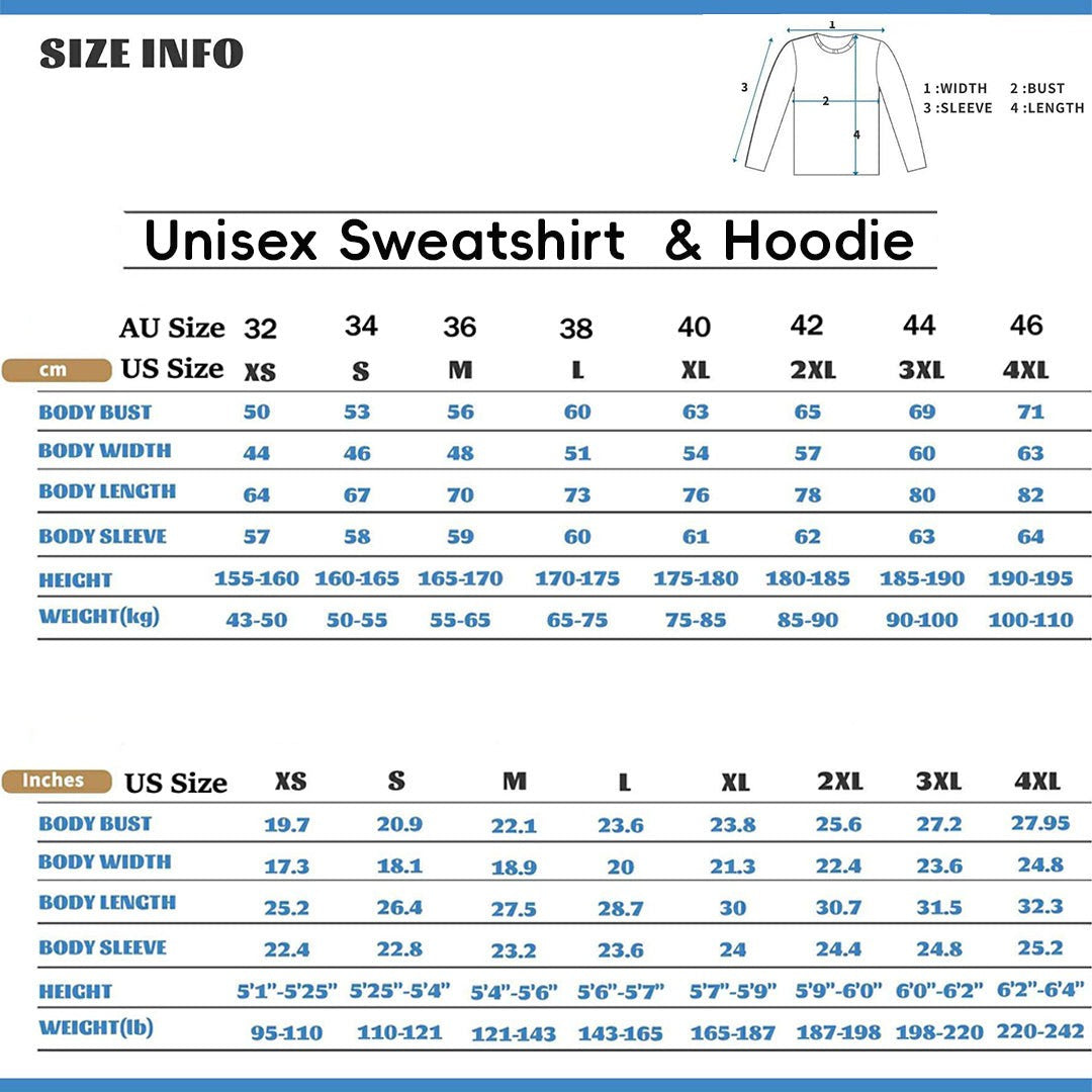 Embroidered Custom Text Matching Hoodie Sweatshirt Couple Gifts