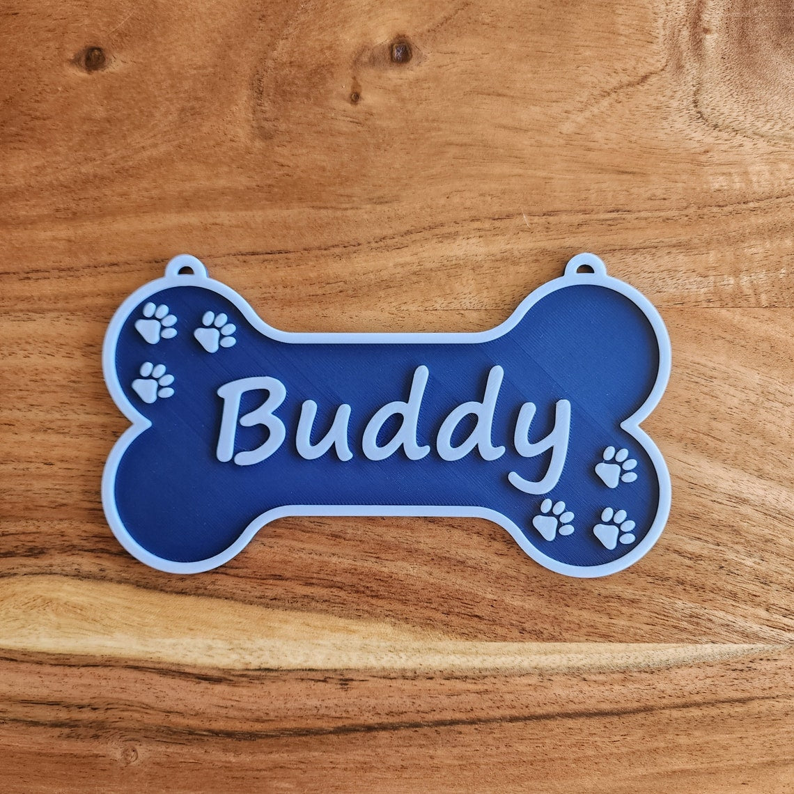 Personalisiertes Hundeknochen-Kistenschild mit Namen, Geschenk für Tierliebhaber