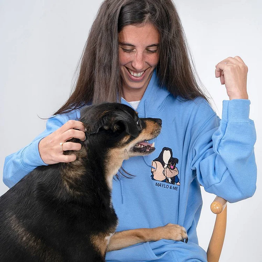 Individuell besticktes Haustier-Sweatshirt mit Rundhalsausschnitt, Liebesgeschenke für Haustierliebhaber