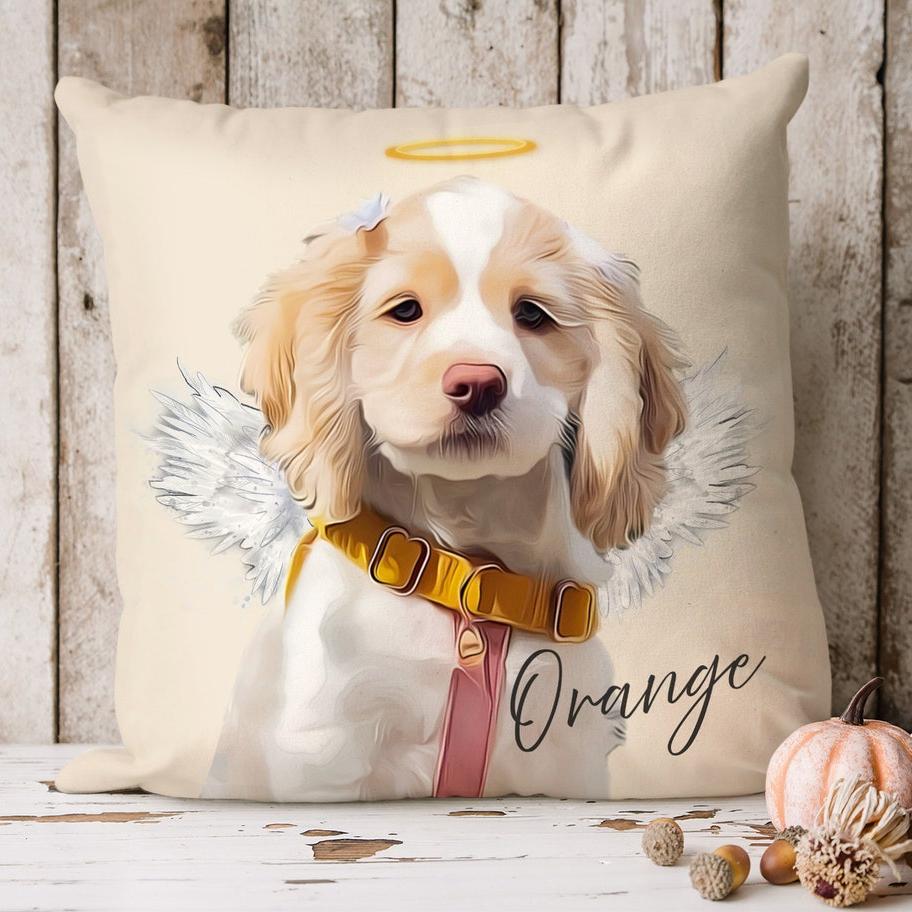 Custom Pet Photo Pillow Loss of Pet Sympathy Gift Memorial Gift Christmas Gift Pet for Pet Lovers