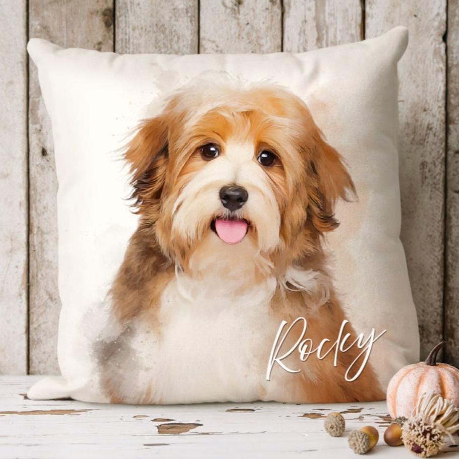 Custom Pet Photo Pillow Loss of Pet Sympathy Gift Memorial Gift Christmas Gift Pet for Pet Lovers