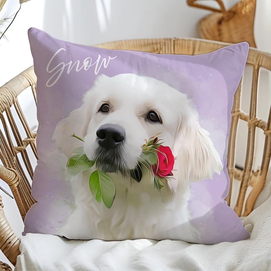 Custom Pet Photo Pillow Loss of Pet Sympathy Gift Memorial Gift Christmas Gift Pet for Pet Lovers