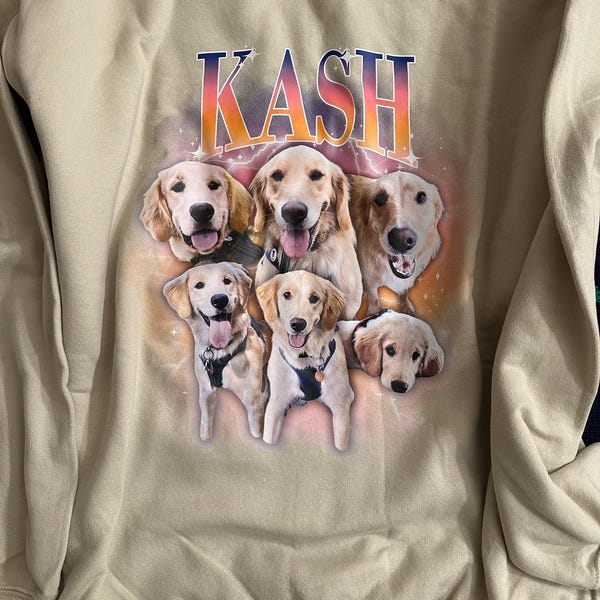 Camiseta vintage personalizada con fotos de mascotas, regalo para amantes de las mascotas