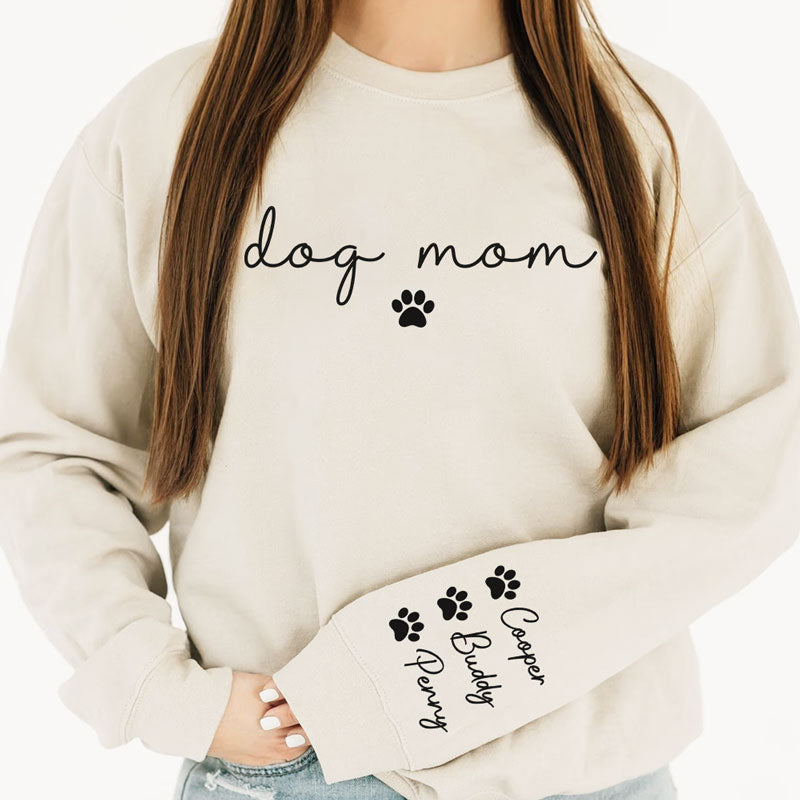 Sudadera personalizada con el nombre de tu mascota en la manga, regalo para amantes de las mascotas