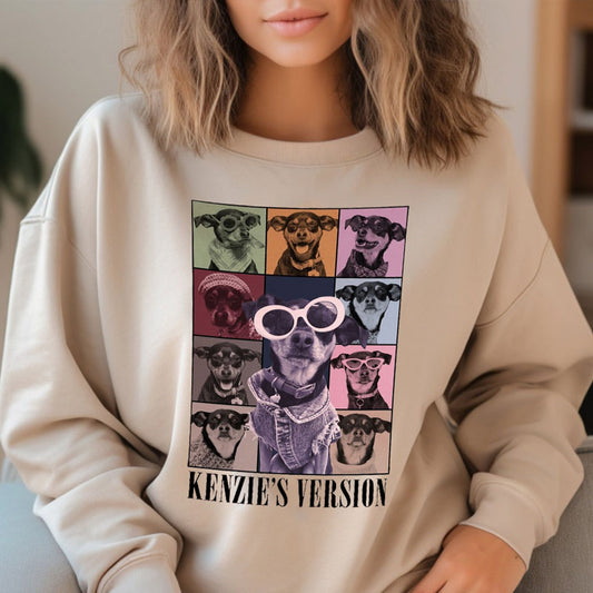 Individuell besticktes Haustierportrait-Sweatshirt-Geschenkideen für Haustierliebhaber